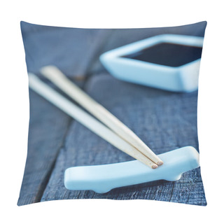 Personality  Soy Sauce And Bamboo Sticks Pillow Covers