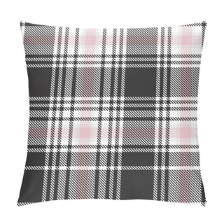 Personality  Pink Ombre Plaid Textured Seamless Pattern Suitable For Fashion Textiles And Graphics Pillow Covers