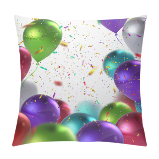Personality  Colorful Balloon Bunch. Pillow Covers