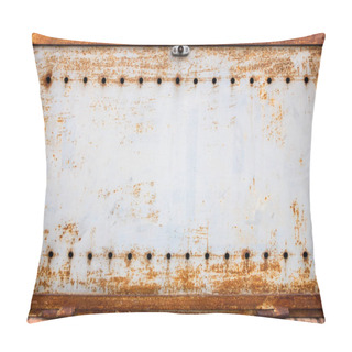 Personality  An Image Of A Rusty Metal Plate Background Decoration Pillow Covers