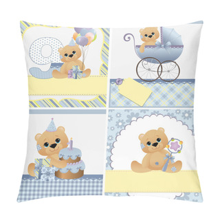 Personality  Cute Templates For Baby Card Pillow Covers