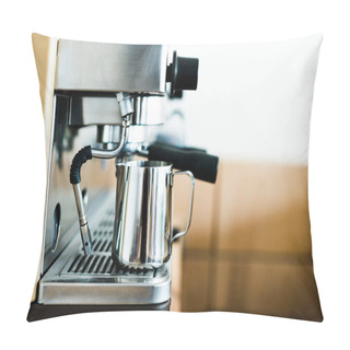 Personality  Cooking Coffee On Modern Espresso Machine Pillow Covers