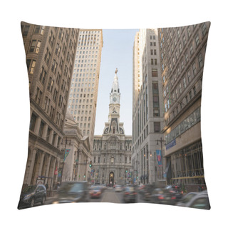 Personality  Philadelphia City Hall Building Pillow Covers