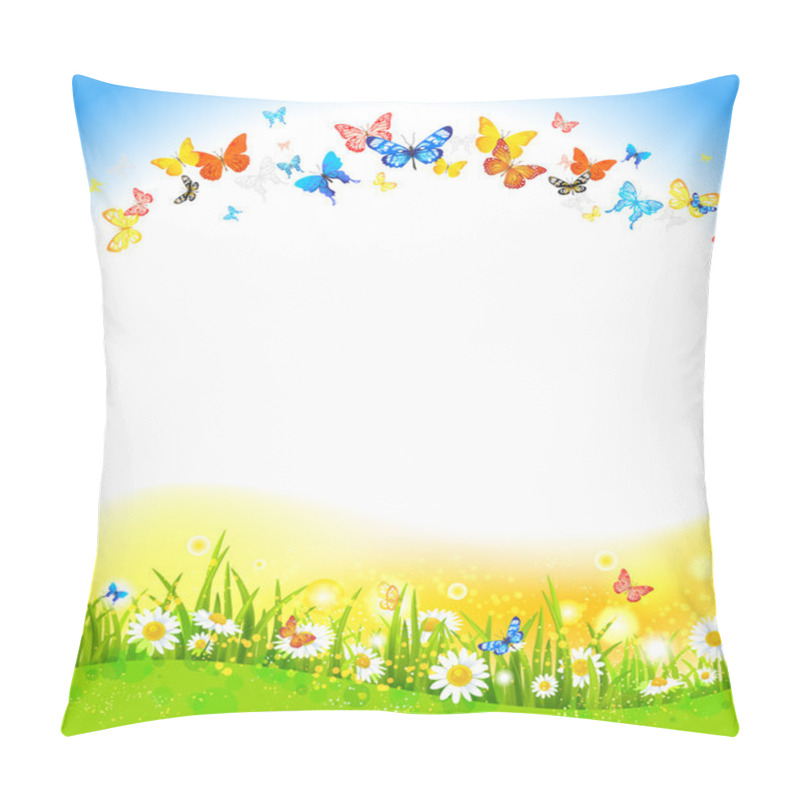 Personality  Background With Butterflies Pillow Covers