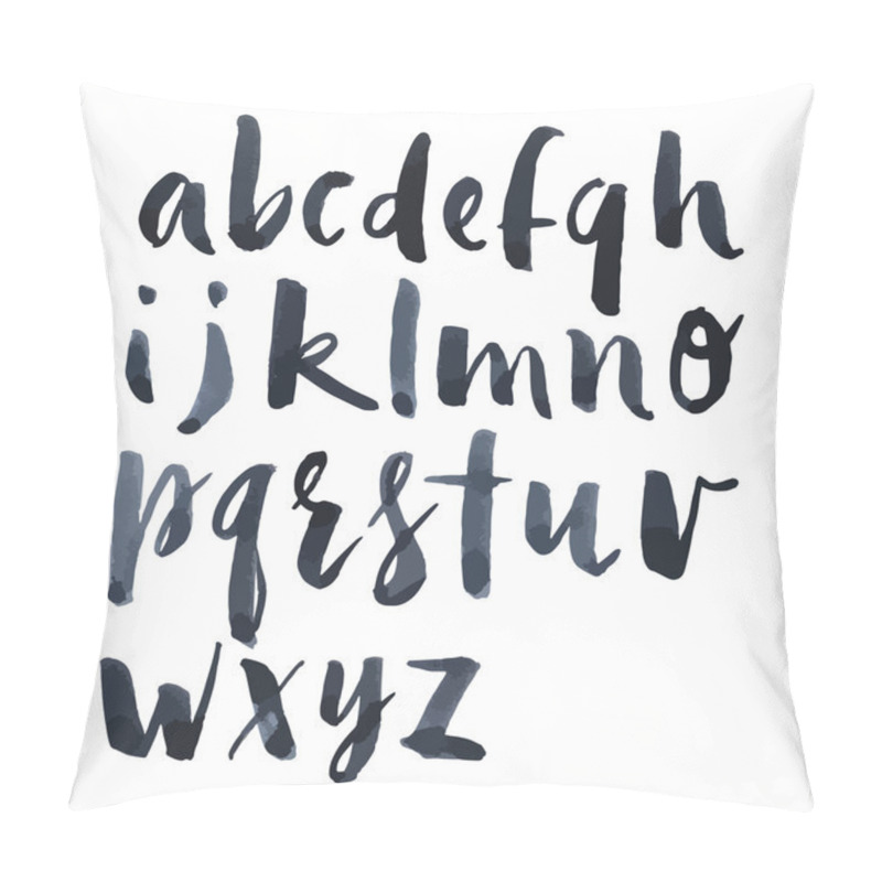 Personality  Watercolor alphabet pillow covers