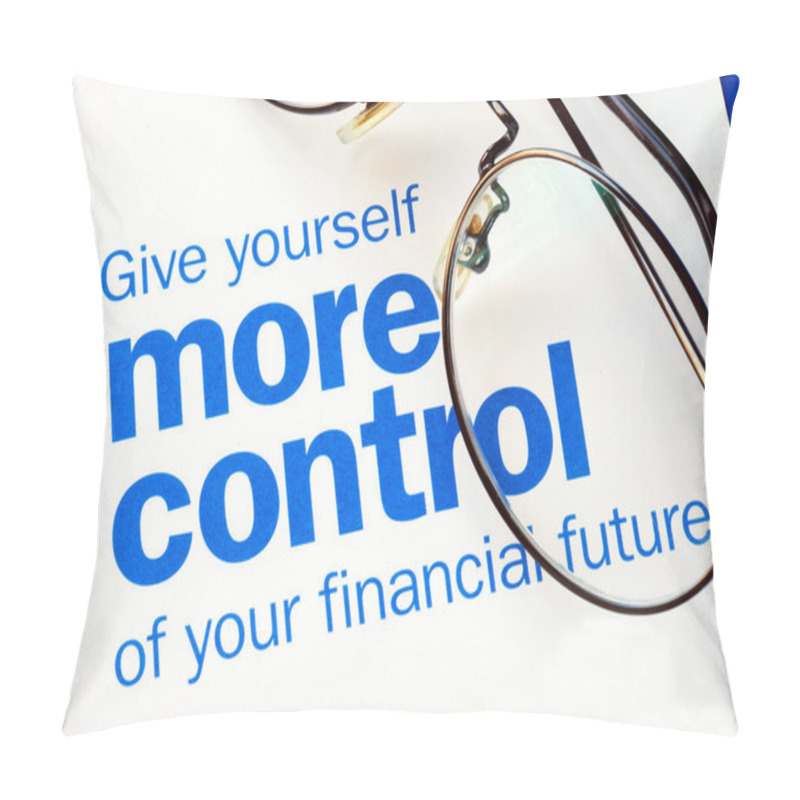 Personality  Take Control Of Your Financial Future Pillow Covers