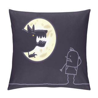 Personality  Werewolf And Moon Pillow Covers