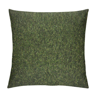 Personality  Top View Of Field With Green Grass Pillow Covers