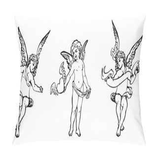 Personality  Angels Trio. Pillow Covers