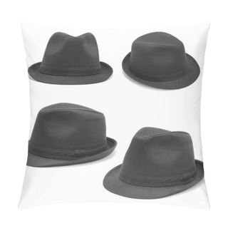 Personality  Set Of Black Hats Pillow Covers