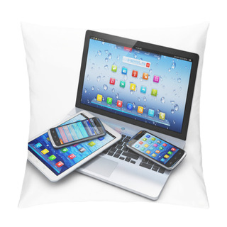Personality  Mobile Devices, Wireless Communication Technology Pillow Covers