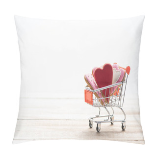 Personality  Shopping Trolley Full Of Cookies Pillow Covers