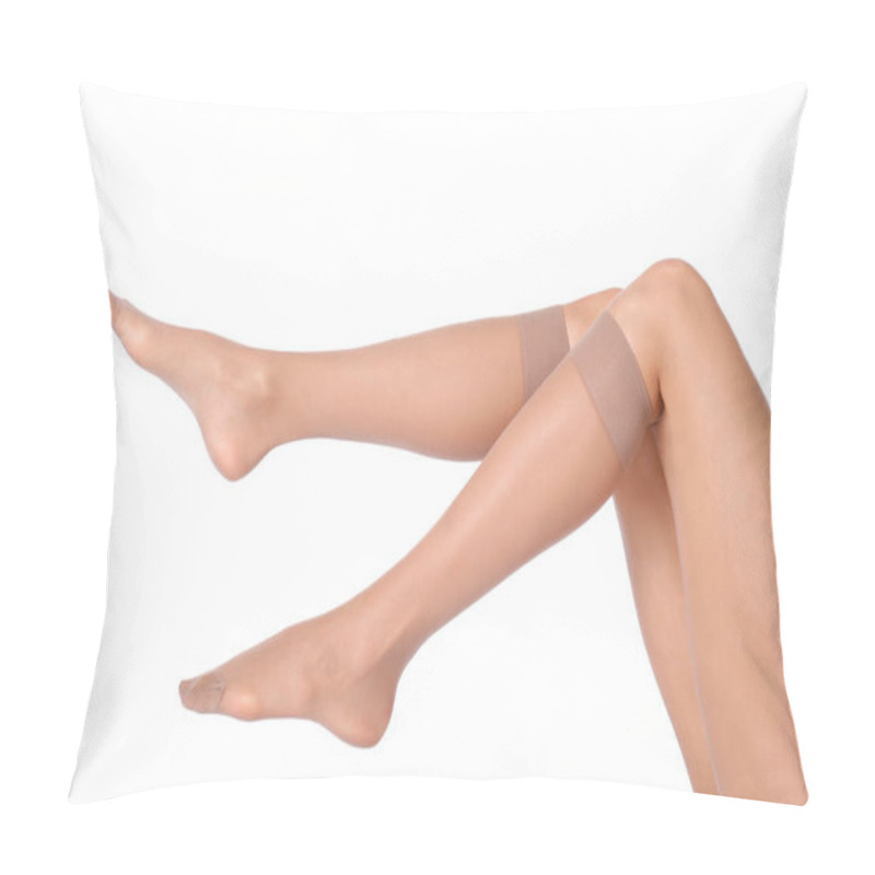 Personality  Legs Of Beautiful Young Woman Pillow Covers