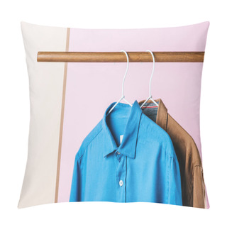 Personality  Casual Shirts On Hangers, Fashion Industry Pillow Covers