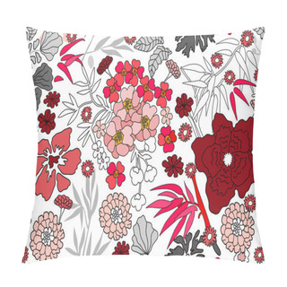 Personality  Japanese Style Botanical Print.  Pillow Covers