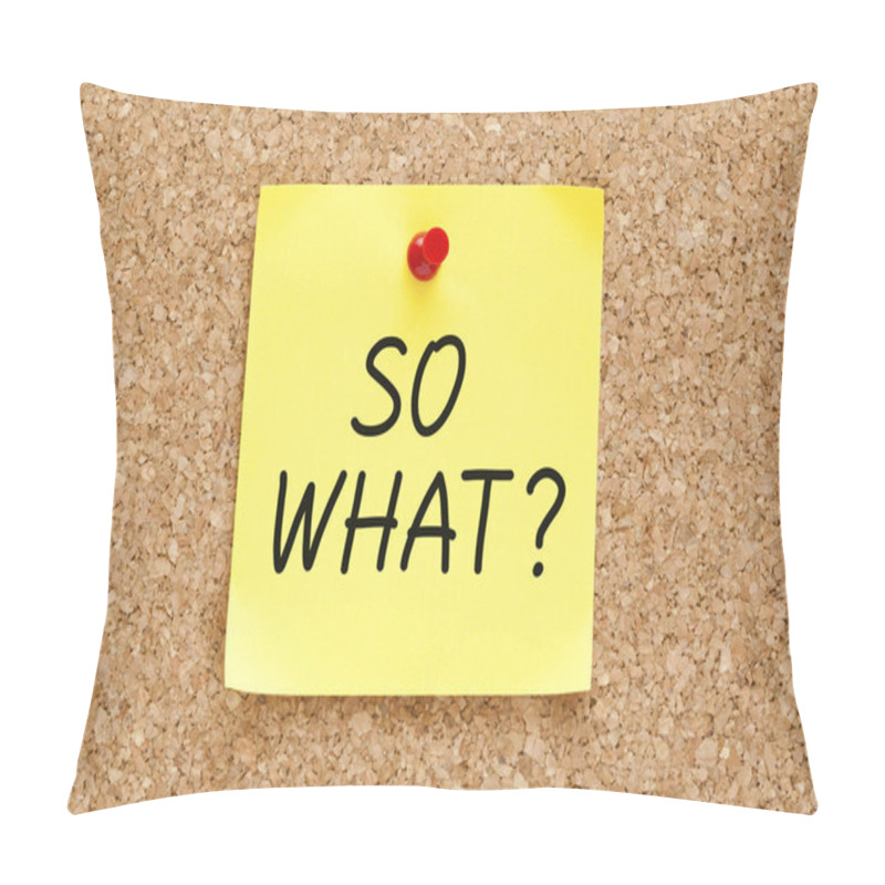 Personality  So What Sticky Note Pillow Covers