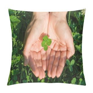 Personality  Four Leaf Clover Pillow Covers