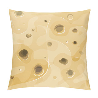 Personality  Seamless Moon Surface Pillow Covers