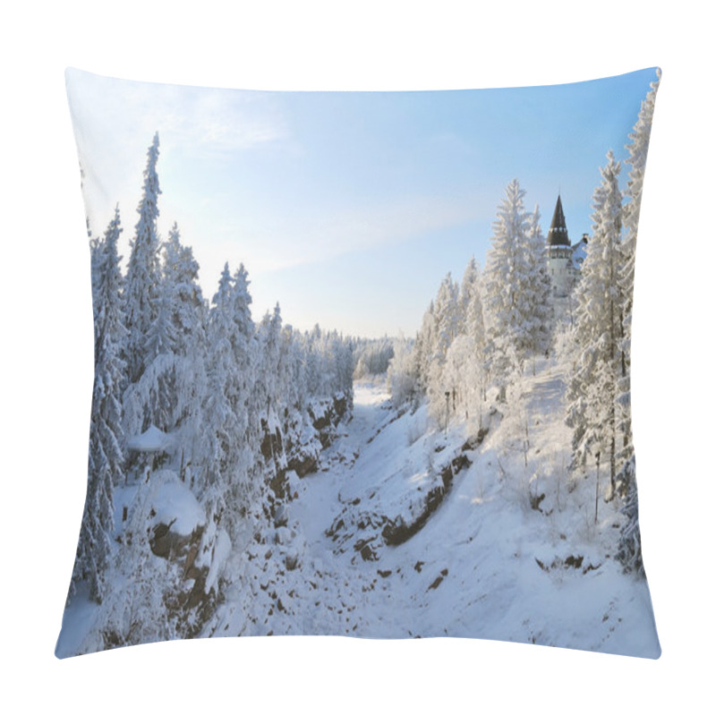 Personality  Vuoksa River-bed. Finland Pillow Covers