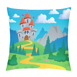 Personality  Castle Theme Landscape 1 Pillow Covers