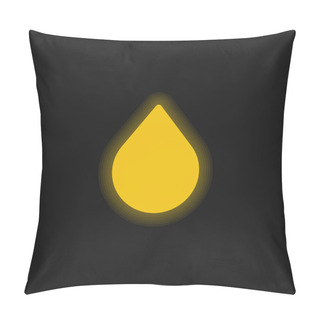 Personality  Blur Yellow Glowing Neon Icon Pillow Covers
