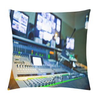 Personality  Equipment In Audio Recording Studio Pillow Covers