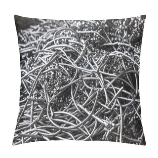 Personality  Aluminum Turning Metal. Pillow Covers