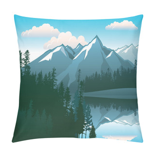 Personality  Mountains Landscape Pillow Covers