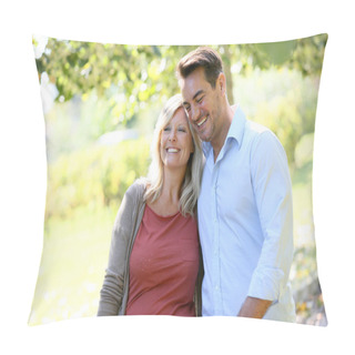 Personality  Couple Walking Hand In Hand Pillow Covers