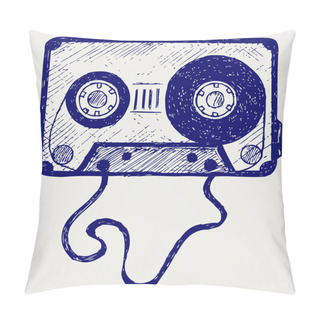 Personality  Audio Cassette Tape Pillow Covers