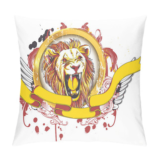 Personality  Grunge Emblem Pillow Covers