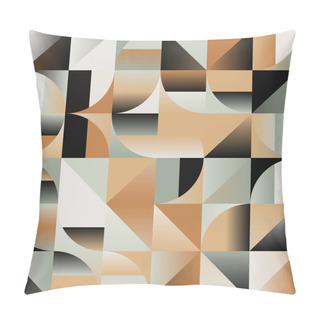 Personality  Geometric Abstract Vector Pattern Artwork Made With Various Geometry Shapes And Elements. Digital Graphics Design For Poster, Cover, Art, Presentation, Prints, Fabric, Wallpaper And Etc. Pillow Covers