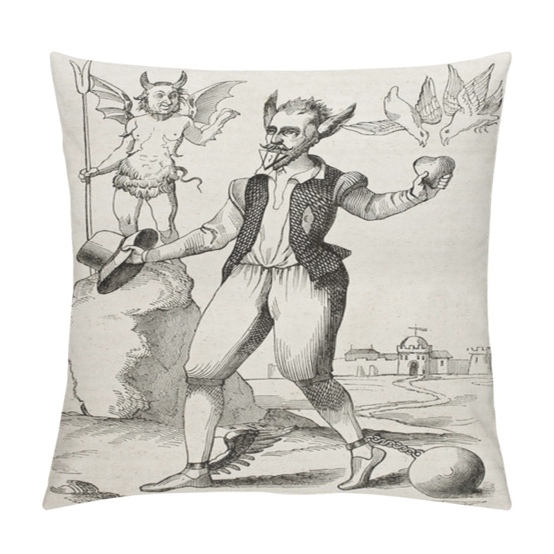 Personality  Time Man Pillow Covers
