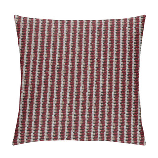 Personality  Red Fabric Texture Pillow Covers