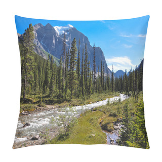 Personality  Temple Pass Trail In Banff National Park, Alberta, Canada Pillow Covers