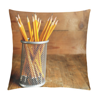 Personality  Pencils In Metal Holder Pillow Covers