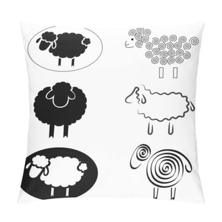 Personality  Sheeps Pillow Covers