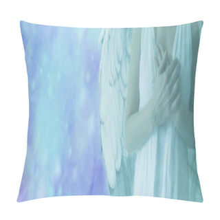 Personality  Blue Bokeh Angel Banner Pillow Covers