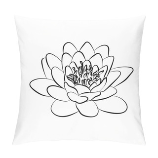 Personality  Lotus Flowers Icon Pillow Covers