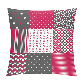 Personality  Seamless Patterns Valentines Day Pillow Covers