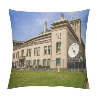Personality  THE HAGUE (DEN HAAG), NETHERLANDS. July 19, 2017. The Official Building Of The International Criminal Tribunal For The Former Yugoslavia. Ratko Mladic, Slobodan Praljak Were Charged Here. Pillow Covers