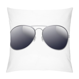 Personality  Aviator Sunglasses Vector Illustration Background Pillow Covers