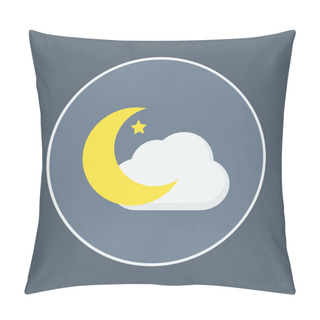 Personality  Moon Icon Pillow Covers
