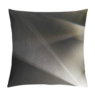 Personality  Light Prism With Beams On Dark Textured Background Pillow Covers