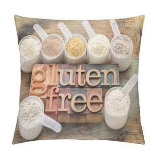 Personality  Gluten Free Flours And Typography Pillow Covers