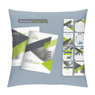 Personality  Creative Business Brochure Design. Pillow Covers