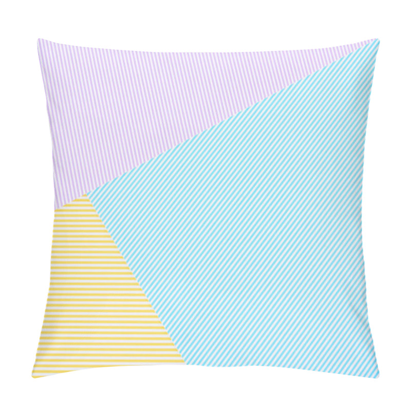 Personality  Pattern Of Bright Colorful Striped Backgrounds Pillow Covers