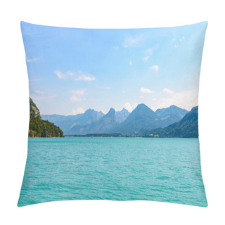 Personality  Wolfgangsee Lake By In St Gilgen. Salzkammergut, Salzburg, Austr Pillow Covers