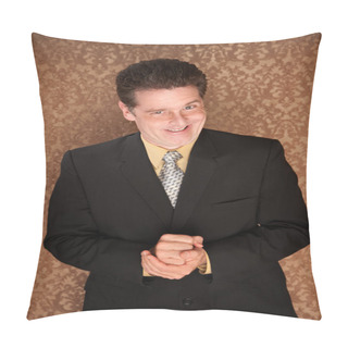 Personality  Young Businessman Pillow Covers