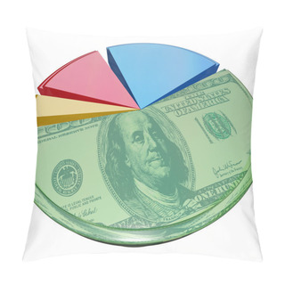 Personality  Money Pie Chart Taxes Fees Pillow Covers